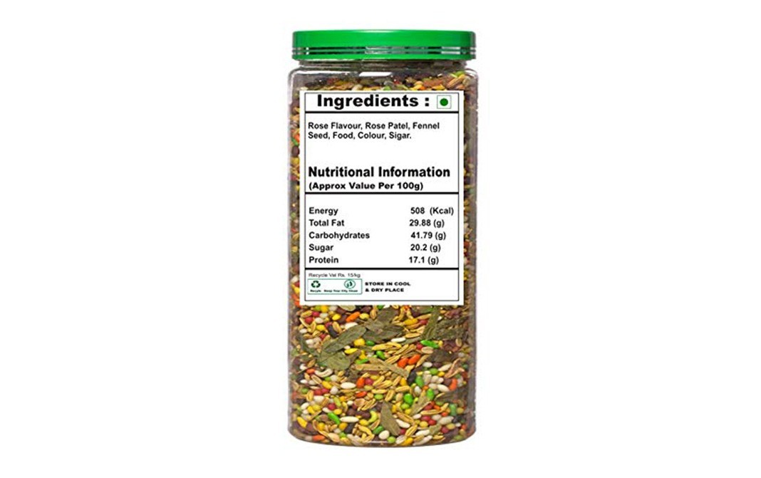 Heerson Gulab Mukhwas, Mouth Freshner   Plastic Jar  100 grams